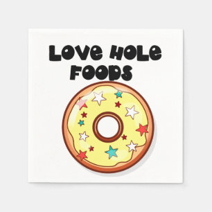 Serviette En Papier Love Hole Foods