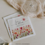 Serviette En Papier Love In Bloom Fête des mariées serviettes<br><div class="desc">Cette belle conception dispose d'un agencement de doux pastel de beaux fleurs sauvages qui sont réalistes et une police de script moderne (couleur modifiable). Profitez de vos douches nuptiales préférées, gâteries, desserts et plus encore avec ces serviettes Love in Bloom assorties. Voir l'ensemble de la collection pour plus d'éléments correspondants...</div>