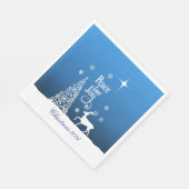 Serviette En Papier Love, Joy, Peace, Christmas - Personalize (Coin)