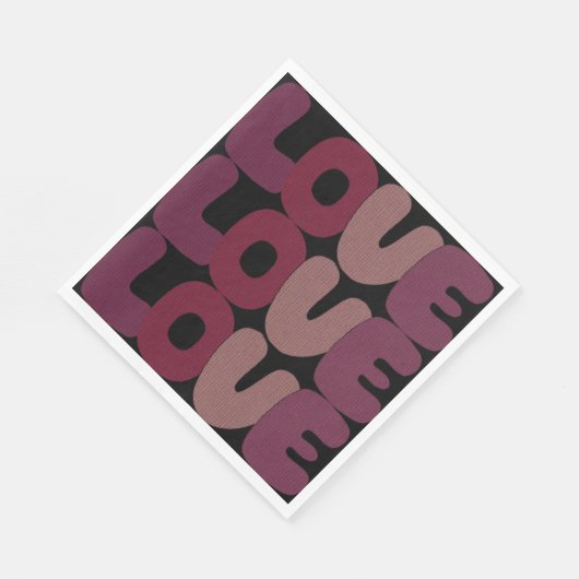 Serviette En Papier Love Papier Napkin (Coin)