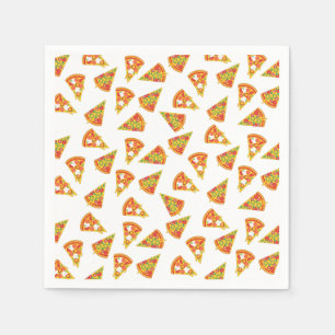 Serviette En Papier Love Pizza