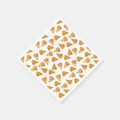 Serviette En Papier Love Pizza (Coin)