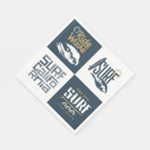 Serviette En Papier Love Surfing (Coin)