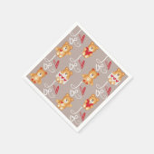 Serviette En Papier Love Teddy Bear (Coin)