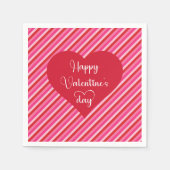 Serviette En Papier Lovely Hearts Valentine’s Day Table Napkins (Devant)