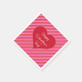 Serviette En Papier Lovely Hearts Valentine’s Day Table Napkins (Coin)