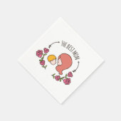 Serviette En Papier Lovely The Best Mother's Day | Napkin (Coin)