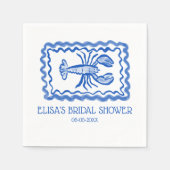 Serviette En Papier LoveNotes from Sea Lobster Fête des mariées PERSON (Devant)