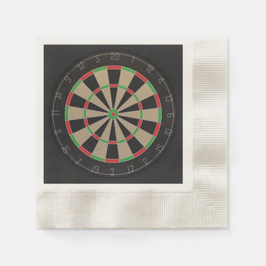Serviette En Papier Lover Dartboard (Devant)