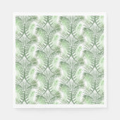 Serviette En Papier Luau Palm Tropical Feuille (Devant)