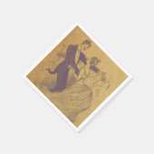 Serviette En Papier Lucifer Danser avec une dame (Coin)
