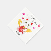 Serviette En Papier Lucky Cat Cupid (Coin)