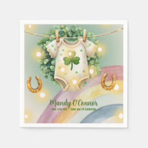 Lucky Charm Shamrock et Baby shower Rainbow