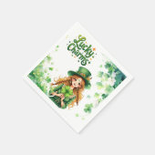 Serviette En Papier Lucky Charms St Patrick's Day Paper Napkin (Coin)