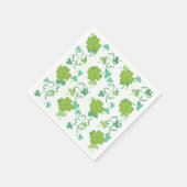 Serviette En Papier Lucky Clover Motif - Design Shamrock vert (Coin)