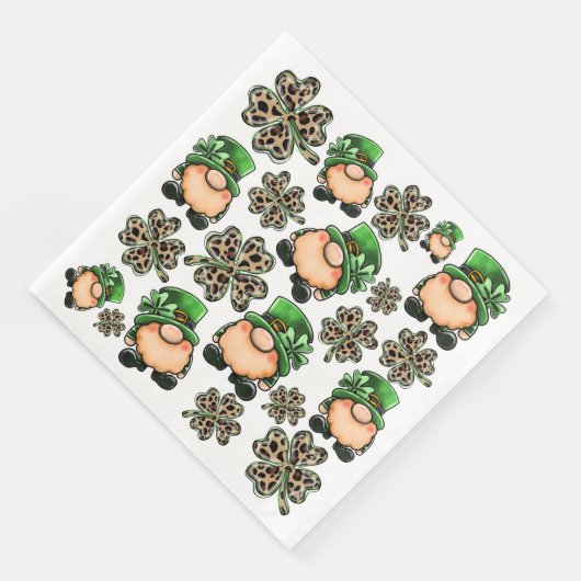 Serviette En Papier Lucky Et Wild (Coin)