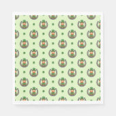 Serviette En Papier Lucky Green Vibes (Devant)