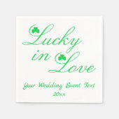 Serviette En Papier Lucky In Love (Devant)