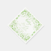 Serviette En Papier Lucky In Love Saint Patrick Fête de Mariage (Coin)