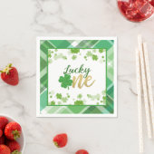 Serviette En Papier Lucky One Anniversaire Napkin (En situation)