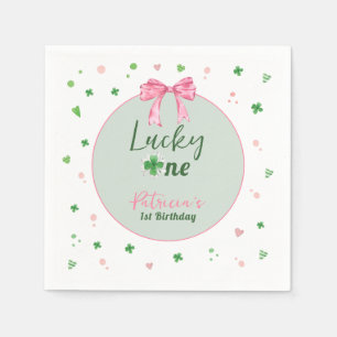 Serviette En Papier Lucky One Fille Anniversaire St Patrick