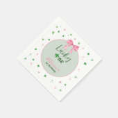 Serviette En Papier Lucky One St Patrick Girl Birthday (Coin)