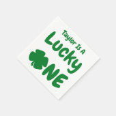 Serviette En Papier Lucky One St Patrick's Day 1er anniversaire (Coin)