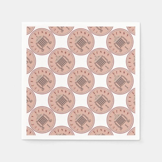 Serviette En Papier Lucky Penny (Devant)