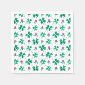 Serviette En Papier Lucky shamrock (Devant)