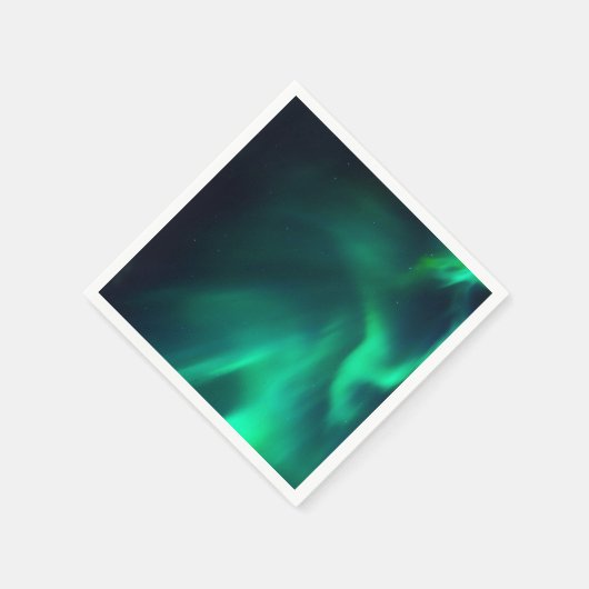 Serviette En Papier Lueurs boréales (Coin)