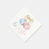 Serviette En Papier Lui ou elle Citrouille Genre Révéler serviettes (Coin)