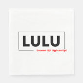 SERVIETTE EN PAPIER LULU (Devant)