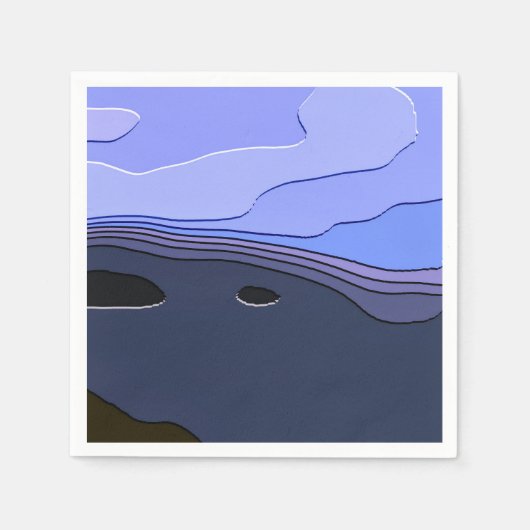 SERVIETTE EN PAPIER LUMIÈRE (Devant)