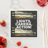 SERVIETTE EN PAPIER LUMIÈRE, APPAREIL PHOTO, ACTION ! (En situation)