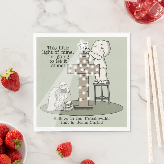 Serviette En Papier Lumière du mien (En situation)