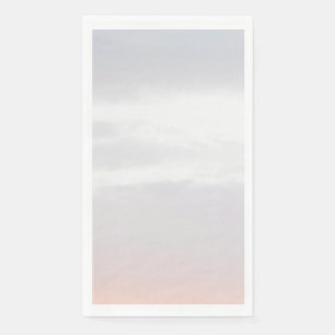 Serviette En Papier Lumière Matin Ciel Gradient Couleur Photo