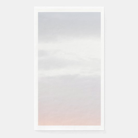 Serviette En Papier Lumière Matin Ciel Gradient Couleur Photo (Devant)