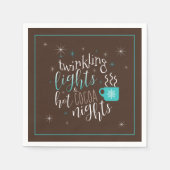 Serviette En Papier Lumières à allumer Hot Cocaca Nights ID593 (Devant)