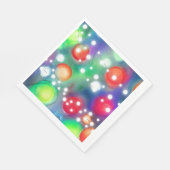 Serviette En Papier Lumières de Noël (Coin)