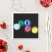 Serviette En Papier lumières de noël (En situation)