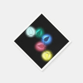 Serviette En Papier lumières de noël (Coin)