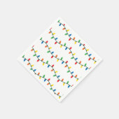 Serviette En Papier Lumières de Noël scintillantes (Coin)