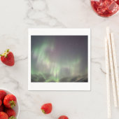 Serviette En Papier Lumières du Nord (En situation)