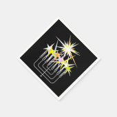 Serviette En Papier Lumières Hanoukka (Coin)