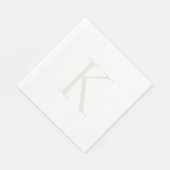 Serviette En Papier Luminaire Monogramme Luncheon Napkins (Coin)