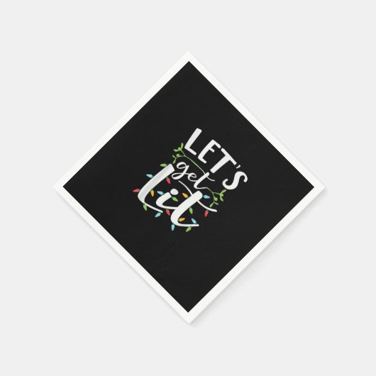 Serviette En Papier Luminons de Noël Creative Classic (Coin)