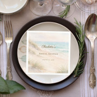 Luncheon élégant de plage pour la douche de la mar