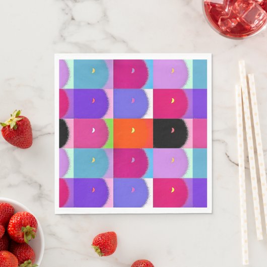 SERVIETTE EN PAPIER LUNE (En situation)