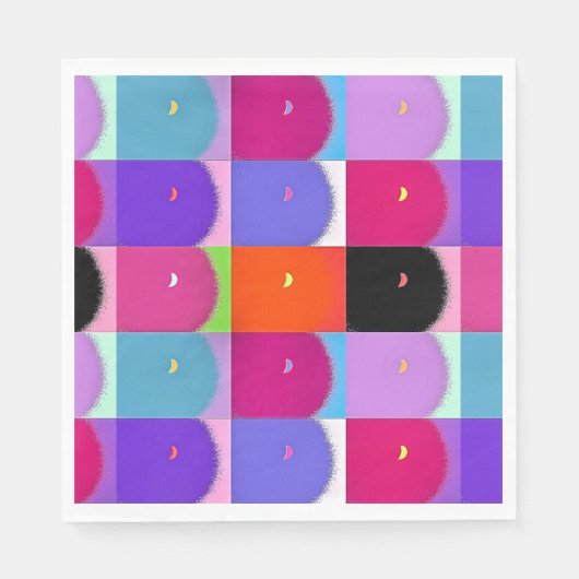 SERVIETTE EN PAPIER LUNE (Devant)