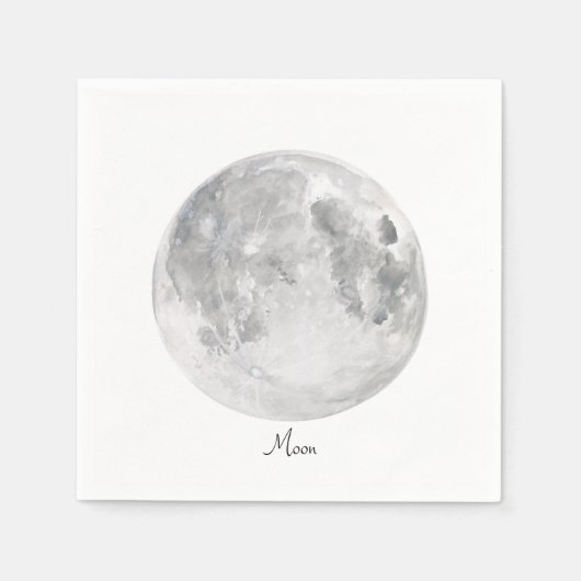 Serviette En Papier Lune (Devant)
